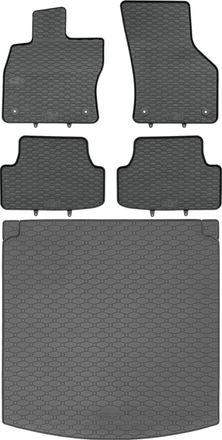 OEM Juego De Alfombrillas De Goma Para Coche Y Maletero Para Seat Leon Iii St / Leon X-perience Kombi (de Enero De 2014 A Febrero De 2020)