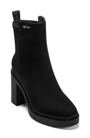 DKNY Telsi Platform Bootie in Black at Nordstrom Rack, Size 8.5