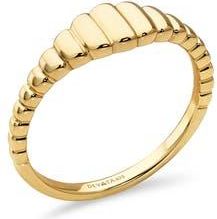 Devata Ribbed Band Ring in Gold at Nordstrom Rack, Size 8