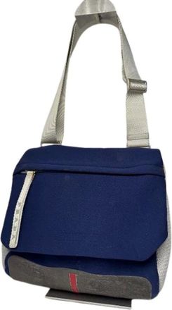 Prada Pre-owned Cross Body Bags, female, Blue, Size: ONE SIZE Pre-owned Vintage Cross Body Bag