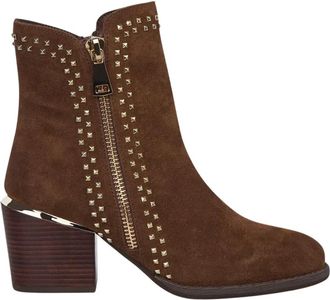 Alma En Pena Lage enkellaars met studs - Dames - Cowboylaarzen - Bruin - 40 EU - Schoenen