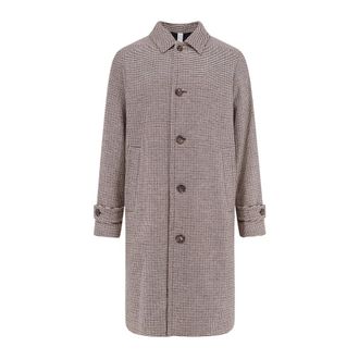 Hev&ograve; Laconia Jas - Heren - Mantel - Beige - S - Wol - Jassen