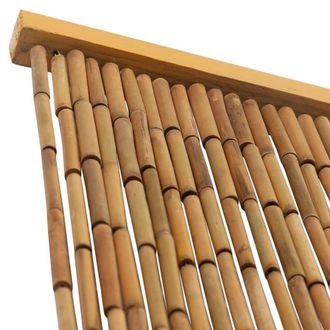 Berkfield Home Insect Door Curtain Bamboo 120x220 cm in Brown