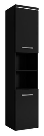 Badplaats Columna De Ba&ntilde;o Paso 35 X 35 X 160 Cm - Negro Mate - Mueble Colu