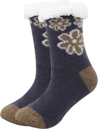 Generic Christmas Coral Fleece Socks Winter Thermal Christmas Socks Fluffy Warm Girls ChristmasSock Thermal Bed Sock Cute Warm Comfy Winter SleepSocks Multipa