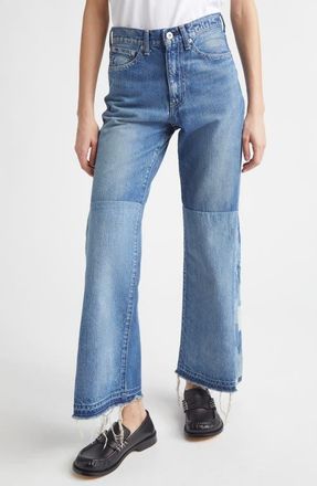 Kuro Tectonic Denim Version 2 Flare Leg Jeans in Faded Indigo at Nordstrom, Size 28