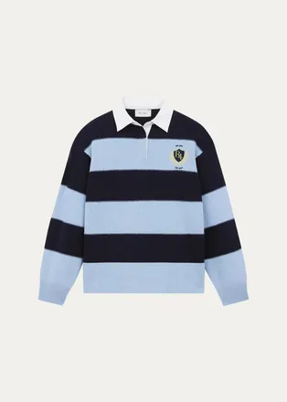 WE-AR4 The Royal Striped Polo Sweater
