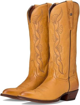 Dan Post Sunrise Canyon Cowboy Womens Boots Mustard : 6.5 B - Medium, Leather