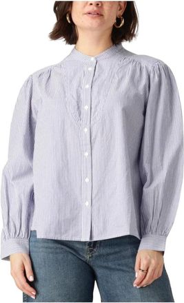 Vanessa Bruno Chouchou Blouse - Elegant en veelzijdig - Dames - Overhemden - Blauw - L - Overhemden