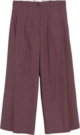 Nine In The Morning Pantaloni con piega - Rosso