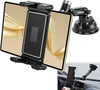 OEM Soporte Universal Para Tablet De Coche: Brazo Ajustable Y Giratorio 360&deg; Para Ipad Y Android De 5,5 A 13 Pulgadas