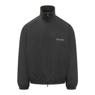 Fear of God Light Jackets, male, Black, Size: S Full Zip Track Jacket