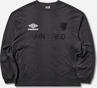 Umbro Rain Bred Longsleeve T-Shirt Washed Black