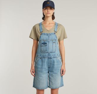 G-Star Bowey Loose Short Jumpsuit - Lichtblauw - Dames