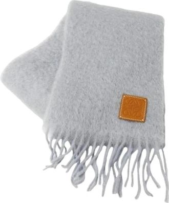 Loewe Pre-owned Stole - Dames - Vintage Accessoires - Grijs - ONE Size - Wol - Vintage