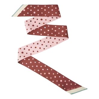 Fendi (WMNS) Fendi SS26 Wrappy Silk Scarf Burgundy Pink FXT011AWEYF1VHA