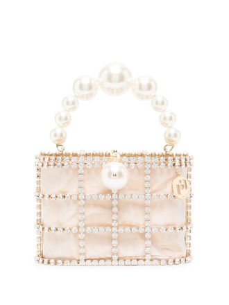 Rosantica Borsa a tracolla mini Holli con decorazione - Oro