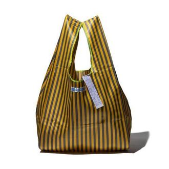 Puebco School Tie Fabric Bag in Yellow X Gray at Nordstrom