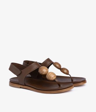 Pedro Garcia Brown leather toe sandal | Jovanka | Fall-winter 26 |