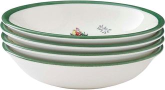 Spode Set Of 4 Christmas Tree 6In Cereal Bowls