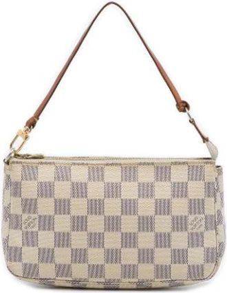 Louis Vuitton Pre-owned Pochette Accessoires - Dames - Vintage Schoudertas - Wit - ONE Size - Leer - Vintage