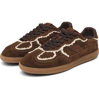 Alohas Tb.490 Crochet Trim Sneaker in Crochet Chocolate at Nordstrom, Size 10-10.5Us