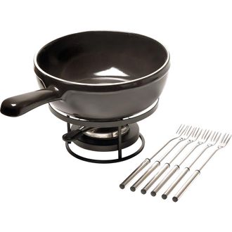 Emile Henry Flame Fondue Set, 2.6 Quart in Charcoal at Nordstrom