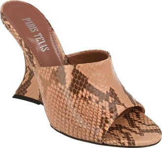 PARIS TEXAS Nina Leather Mule
