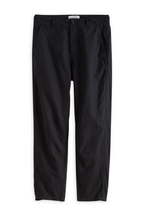 Michael Stars Womens Sal Barrel Leg Linen Pant In Black