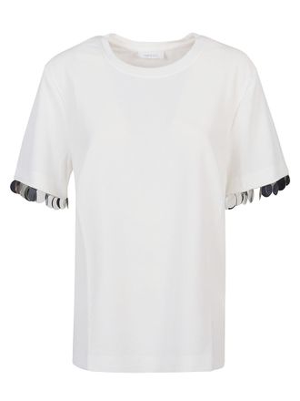Paco Rabanne Boxy Viscose Sequin T-Shirt
