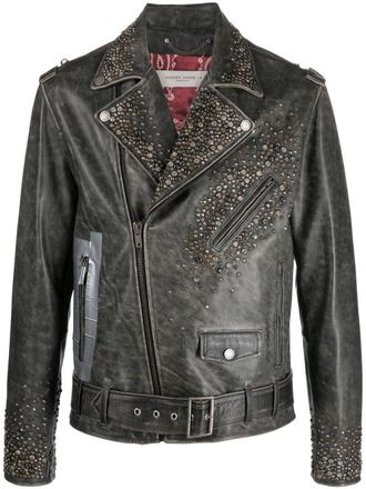 Golden Goose Giacca con borchie - Nero