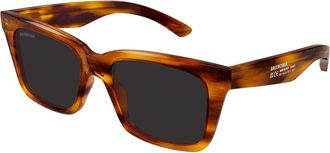 Balenciaga BB0467S 003 Mens Sunglasses Brown Size 54