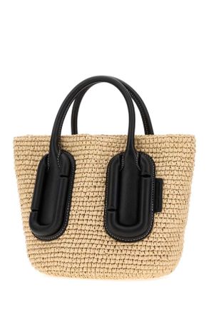 Marc Jacobs Womens Tote Beige Straw