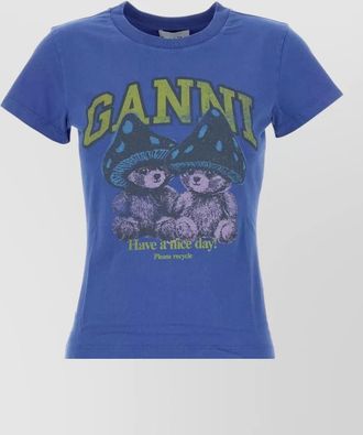 Ganni cotton t-shirt