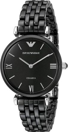 Emporio Armani Ar 1487 Horloge - Dames - Horloges - Zwart - ONE Size - Accessoires