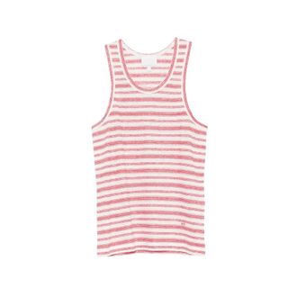 A.P.C. Sleeveless Tops, female, Multicolor, Size: XS Striped Tank Top