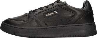 Karl Lagerfeld Krew KL Sneakers - Heren - Sneakers - Zwart - 45 EU - Leer - Schoenen