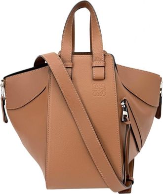 Loewe Brown Leather Handbag Shoulder Bag Tote Bag (Pre-Owned)