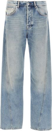Lanvin Twisted Hem Jeans