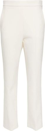 Max Mara Nepeta high-waist tailored trousers - women - Spandex/Elastane/Virgin Wool - 40 - Neutrals