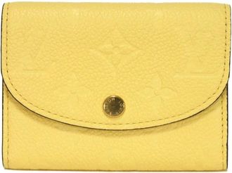 Louis Vuitton Jaune Monogram Yellow Monogram Empreinte Leather Wallet (Bi-Fold) (Pre-Owned)
