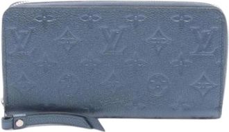Louis Vuitton Pre-owned Wallets, female, Blue, Size: ONE SIZE Pre-owned Zippy Wallet