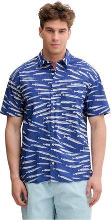 Napapijri Hombre, Camisas, Azul, Talla: XL