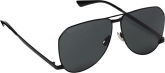 Saint Laurent Slim Metal Aviator Sunglasses