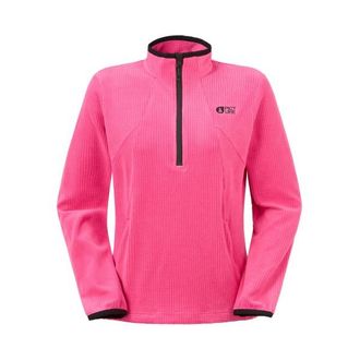 Picture Weavy 1/4 Grid Fleece Fleecepullover f&uuml;r Damen | rosa