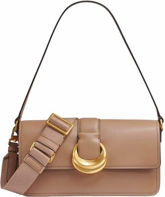 DKNY Valley Stream Shoulder Bag in Toasted Almond at Nordstrom