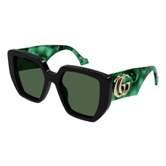 Gucci Geometrische Zonnebril - Dames - Accessoires - Veelkleurig - Maat: 54 MM