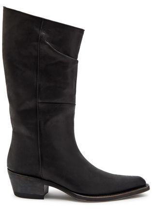 Khaite Clive 35 Leather Mid-calf Boots - Black - 36 (IT36 / UK3)