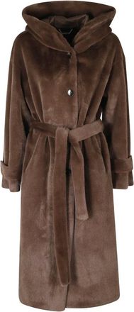 Seventy Cappotto in Ecopelliccia - - Coats - Donna - Marrone - XS