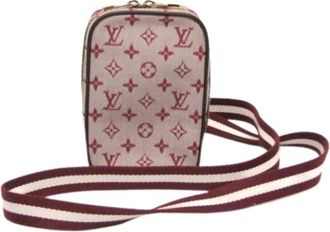 Louis Vuitton Pre-owned Cross Body Bags, female, Pink, Size: ONE SIZE Pre-owned Degital Pouch M60001